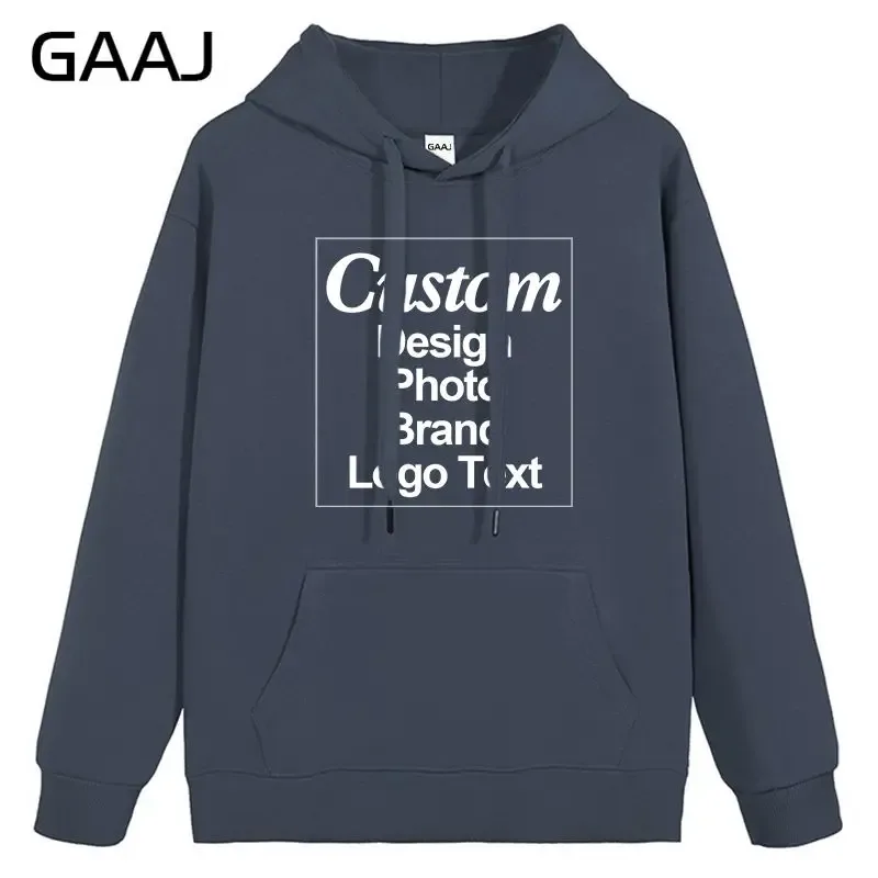High Quality Custom Hoodie Cotton Sweatshirt Print Embroidery Brand Logo Text Photo Design Men Women Famliy Team Clothing 300g — image 40