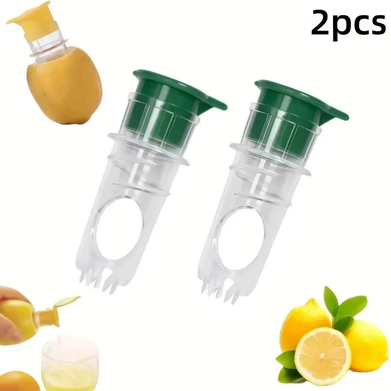 New Screw Top Lemon Juicer Mini Manual Lemon Squeezer Portable Lemon Juicer With Lid Squeeze Lime for Cocktails Plastic Manual — image 13