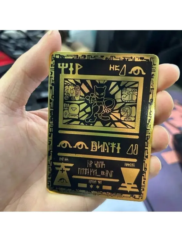 Pokemon Metal Game Collection Card Anime Figure Charizard Pikachu Blastoise Mewtwo Battle Collection Carte Card Toy Gift — image 30