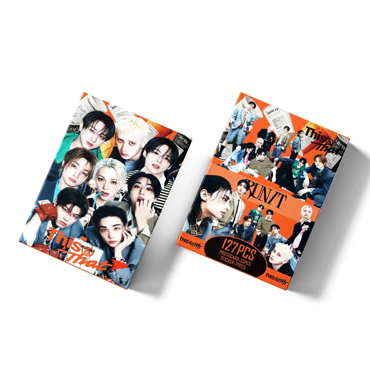127 Korean Boy Group THIS&THAT Mini Cards Stickers Celebrity Photo Cards LOMO Cards Fan Collection Cards Gift — image 2