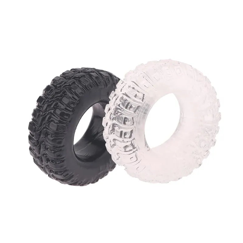 2 PCS/Set Soft Penis Cock Rings ng Lalaki Delay Ejaculation Testis Scrotum Restraint Mga Larong Pang-Adulto Mga Laruang Sex Para sa Mga Lalaki na magagamit muli