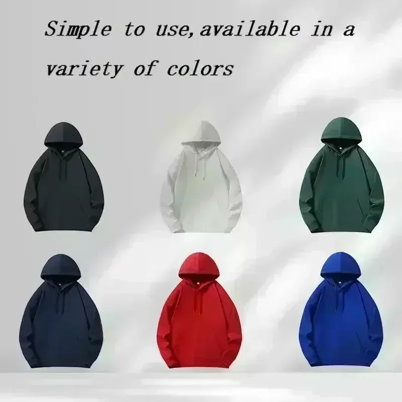 2026 new Hoodie with mottled distorted patterns multi-line text graphics with gradual color changes suitable for both men women — image 5