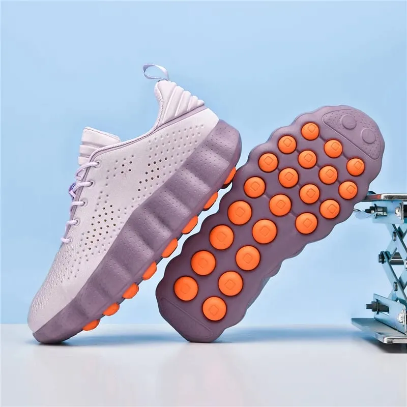 ClaWave Men Women Running Shoes Massage Particles Supercritical Cushioning Breathable Knit Sports Sneakers Non-slip Walking Shoe — image 10