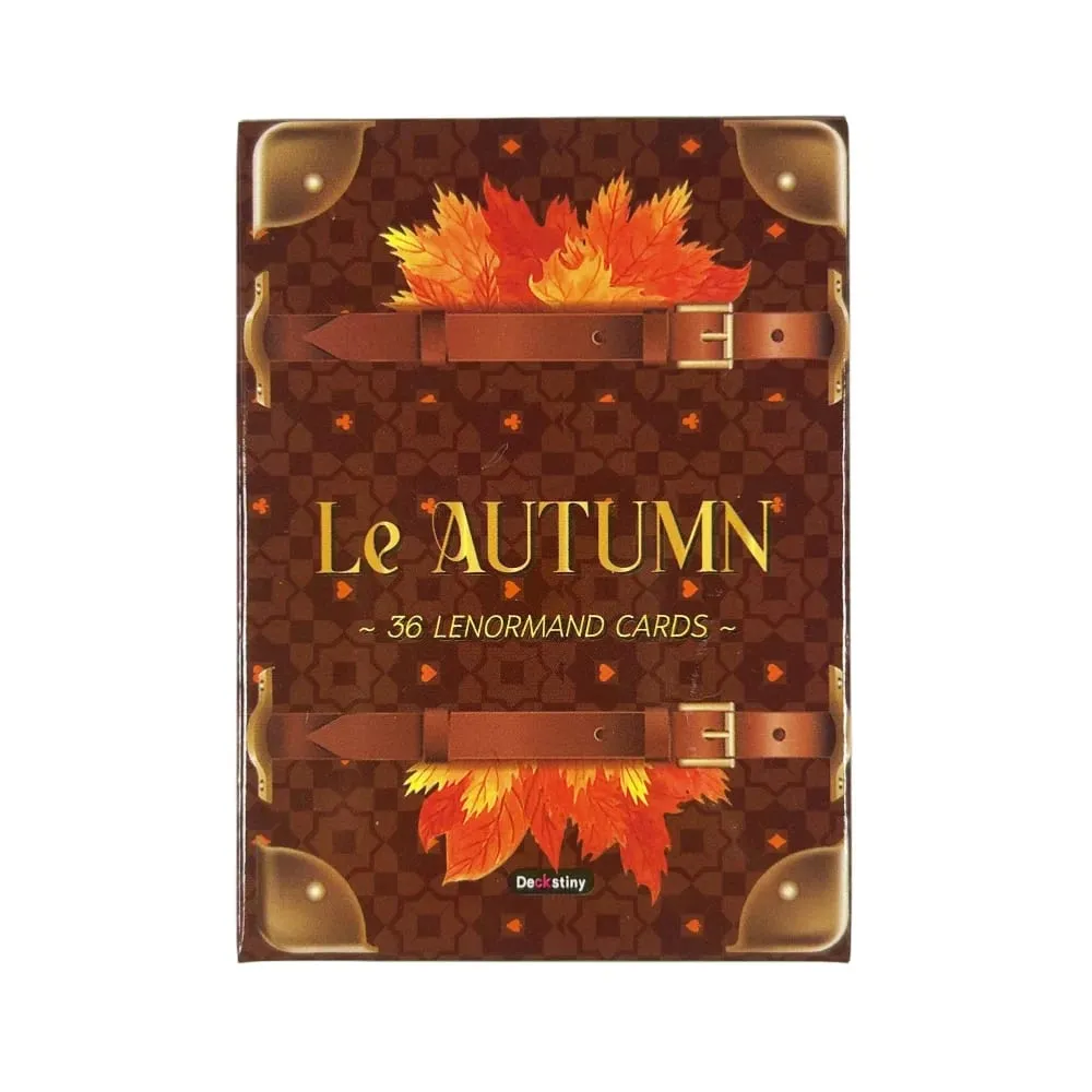 New Le Autumn Lenormand Cards Tarot Deck Board Game Tarot Card Funny Delicate Party Supplies for Family Party Gift