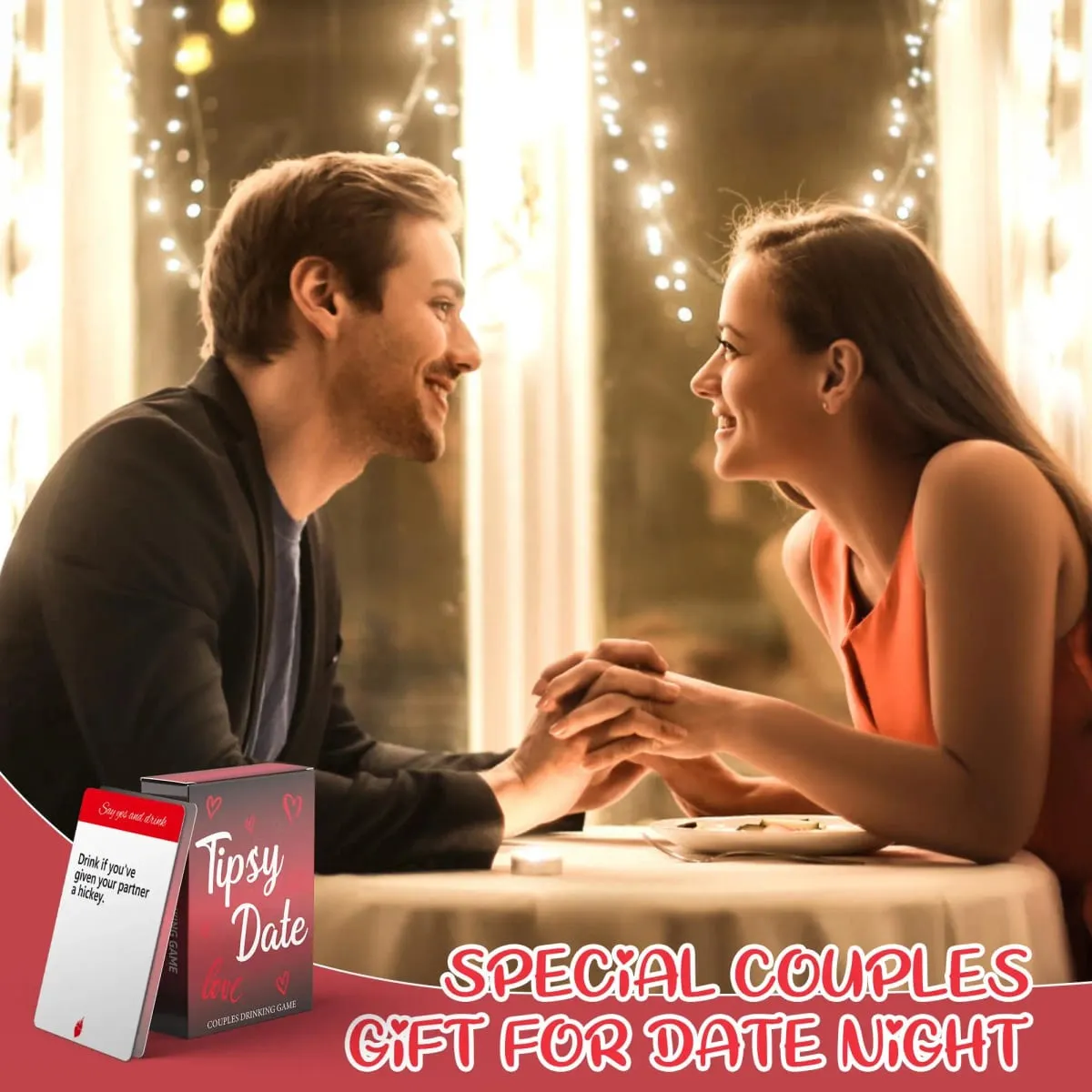 50 pcs Tipsy Date Drinking Card Game for Couple Dates Friends Gatherings Valentine's Day gift — image 6