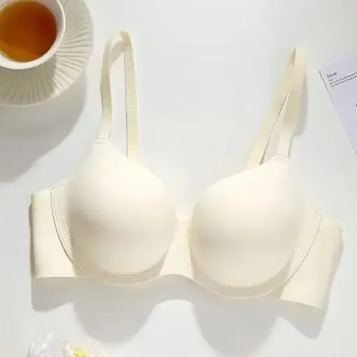 12CM Ultra Thick Push Up Bra for Small Chest Seamless Wireless Lift Anti-Sagging Bra Soft Support Invisible Bra Lingerie — image 9