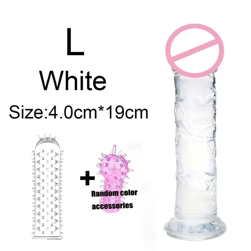 Super levné realistické měkké ženy erotické anální velké dildo přísavka Jelly Dick erotické hračky měkké klitorisy vaginální masturbátory penis