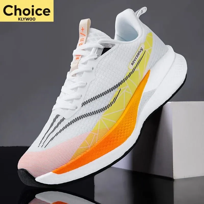 Marathon Running Shoes Men Sports Carbon Board Breathable Lightweight Comfortable Women's Athletic Cushion Stability Sneakers — image 5