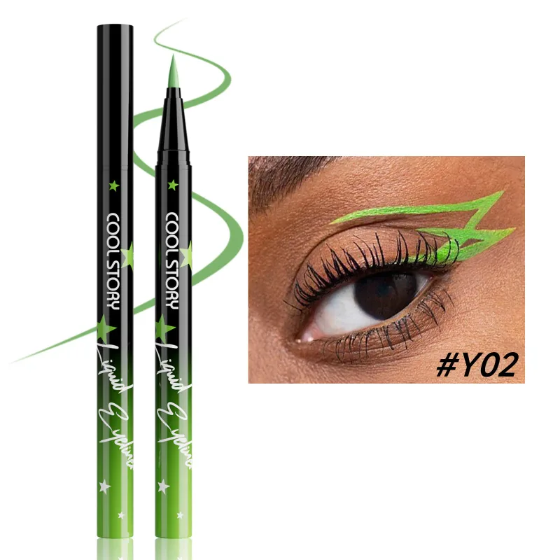 Red White Black Waterproof Eyeliner Pencil Untra-fine Liquid Eye Liner Pen Quick Dry Long Lasting Non Smudge Makeup Cosmetics — image 12