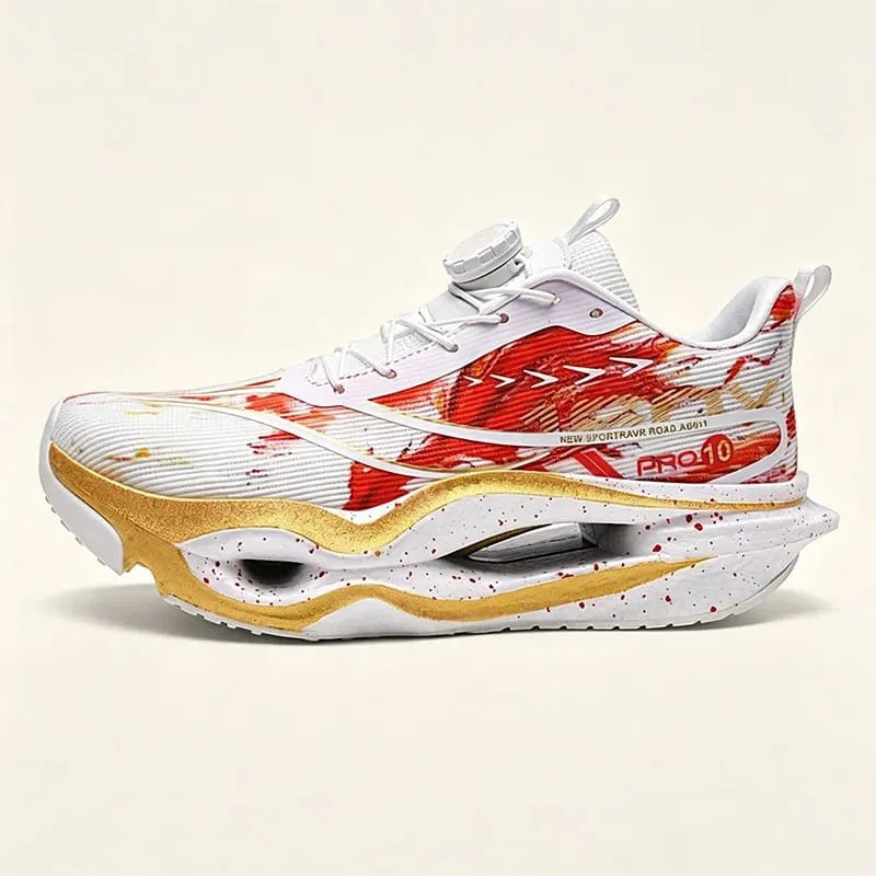 Men Propulsive Carbon Plate Racing Shoes Breathable Wide Fit Energy Return Marathon Sneakers Cushion for Women Running Trainers — image 14