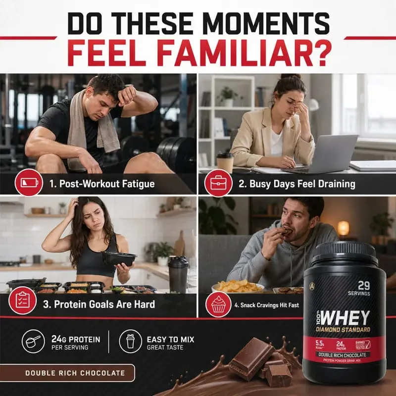 Whey Protein Powder Chocolate Flavor 899g for Daily Protein Intake and Sports Nutrition 29 Servings — image 4