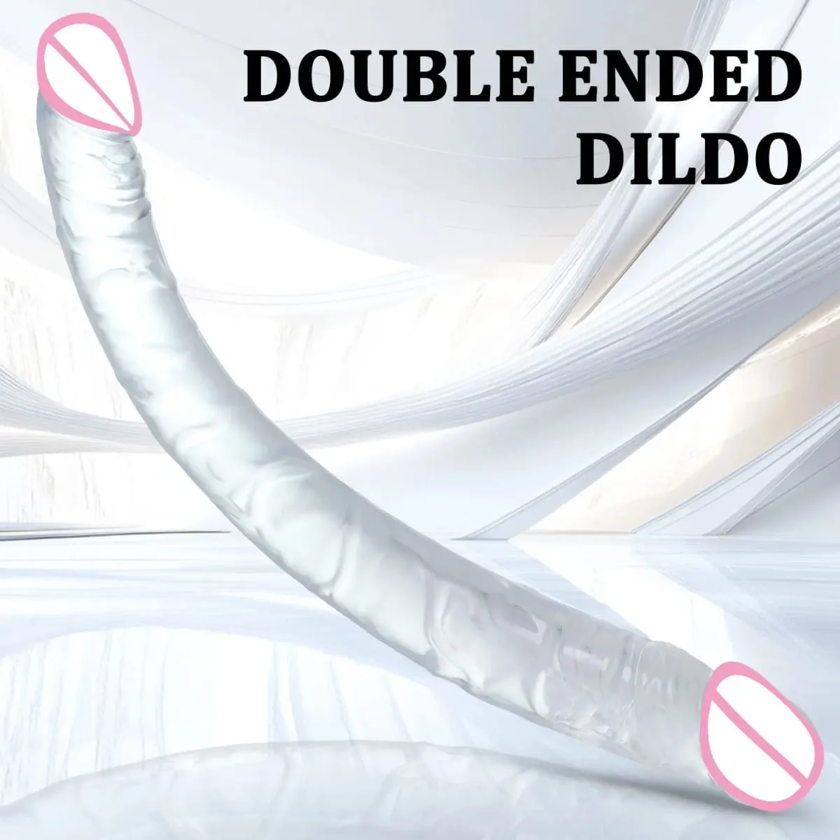 Long Double Ended Dildo Lesbian Tools Realistic Penis Female Masturbator Fake Dick Vaginal Anal Adult Sex Toys For Women Men — image 5