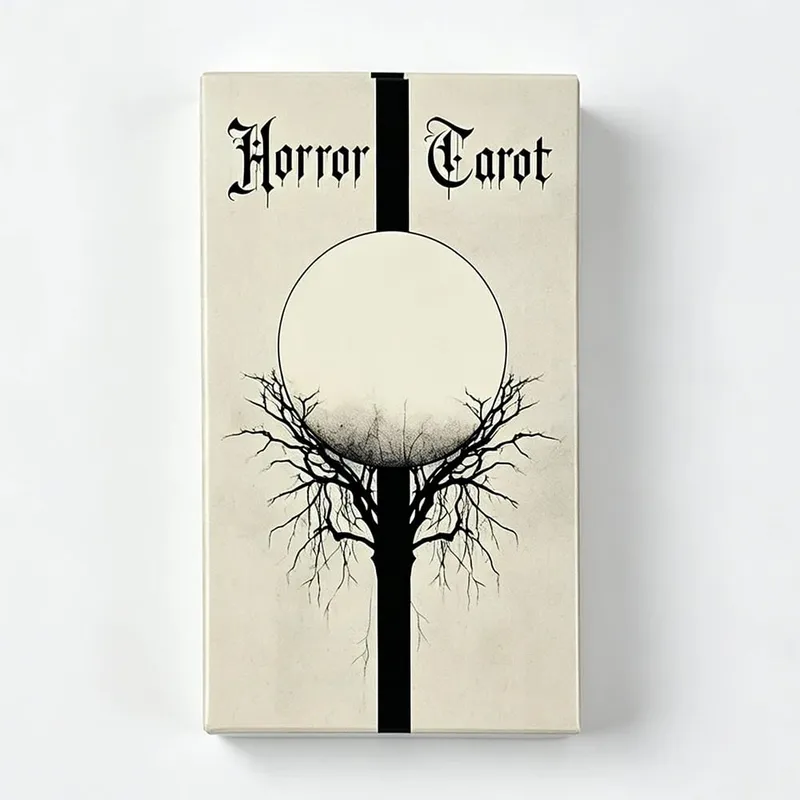 Mystery Horror Tarot Deck 78 Card Set For Divination Power Exploration and Psychic Insight | Halloween and Christmas Gifts