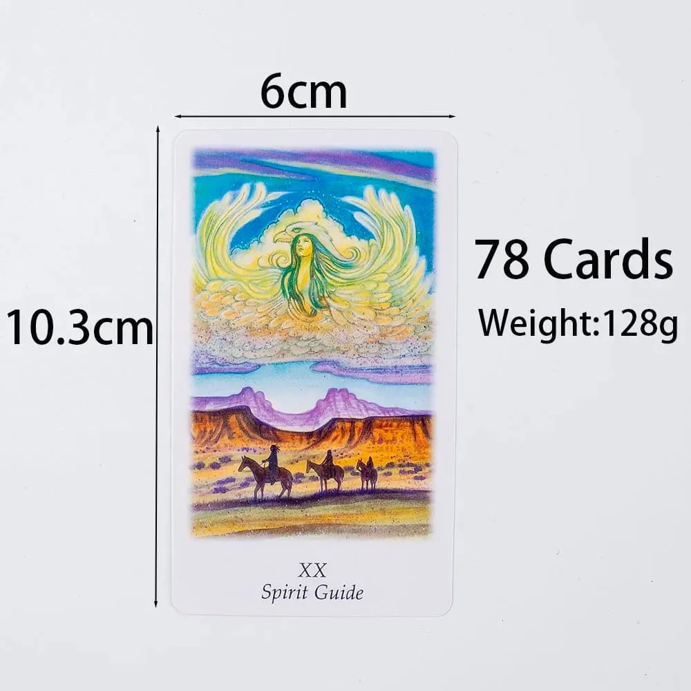 Gran oferta, Tarot Vision Quest, baraja de 78 cartas, 10,3x6cm, cartas de Tarot de adivinación del destino, juegos de cartas de adivinación, juego de mesa de fiesta — image 4