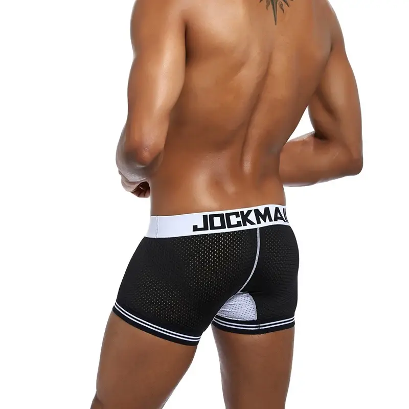Man Underpants Boxershorts Mesh Nylon Men Boxers Male Breathable Underwear Men’s Panties Boxer Quick Dry Sports Fitness — image 27