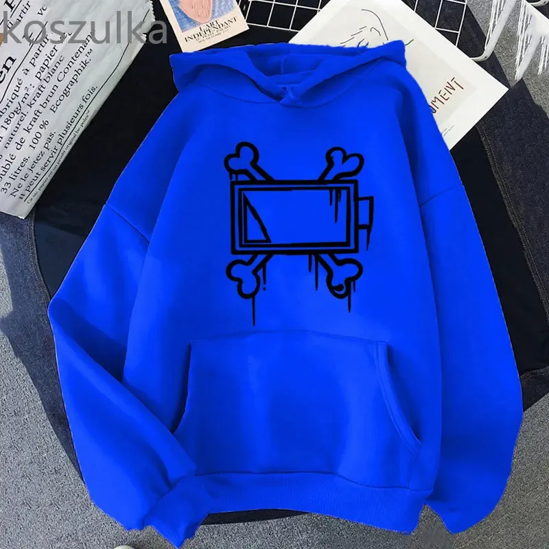 Cool Game Murder Cosplay Hoodie Drones Uzi Doorman Costume Unisex Bone Print Sweatshirt Casual Long Sleeve Hoodies Clothes — image 7