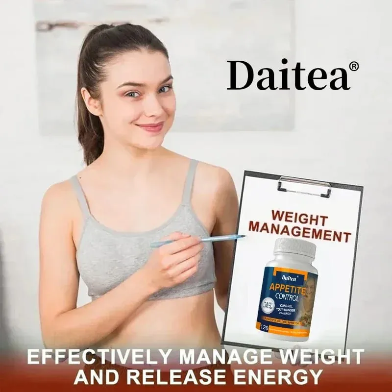 Daitea étvágycsökkentő kapszula – szerves C-vitamin anyagcsere súlykontroll Erőteljes kalóriacsökkentő — image 2