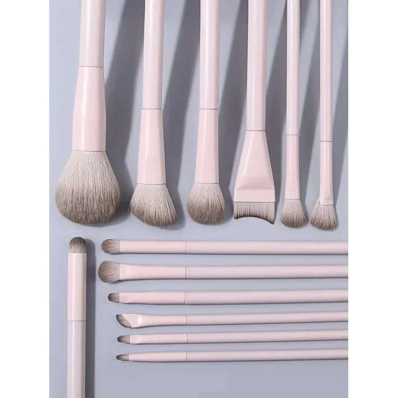 13Pcs Soft Fluffy Makeup Brush Set Ideal for Makeup Beginners Works for Foundation Blush & Eyeshadow for Flawless Makeup Look — image 6
