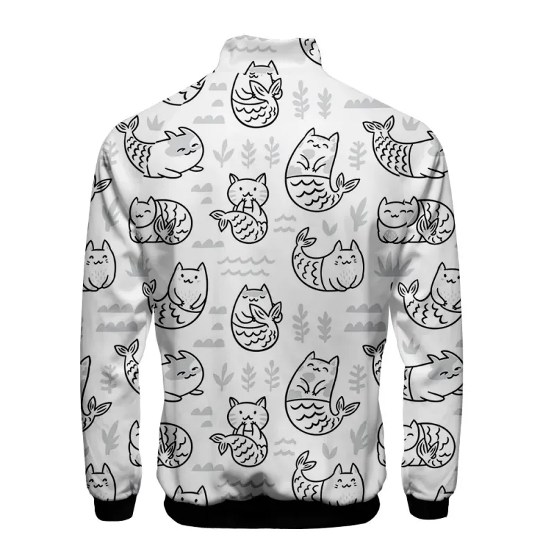 Popular Marine animals dolphin 3D Print Zipper Raglan Jacket Windbreaker Boys/Girls Comfortable Stand Collar Jackets Coats — image 18