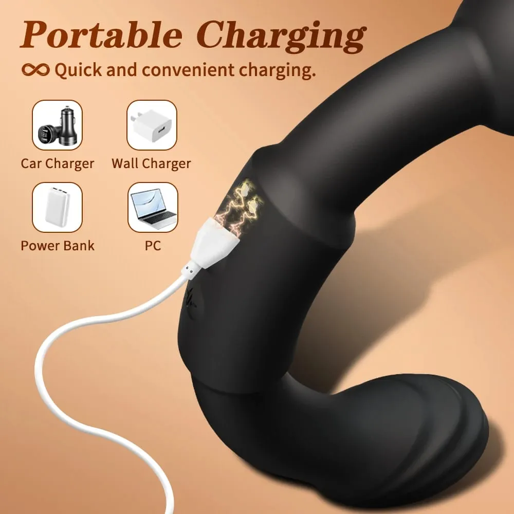 Dual-Ended Vibrating Wiggle Anal Beads Anal Balls for Men Gay Prostate Massager Double Heads Butt Plug Anal Sex Toy Adult Goods — image 5