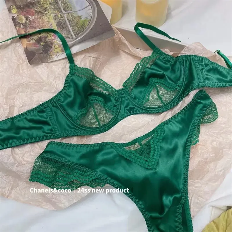 Lightweight French Embroidery Lace Push Up Bra for Summer Breathable Sexy Gathering Underwear Comfortable Fit for Women S-xl — image 5