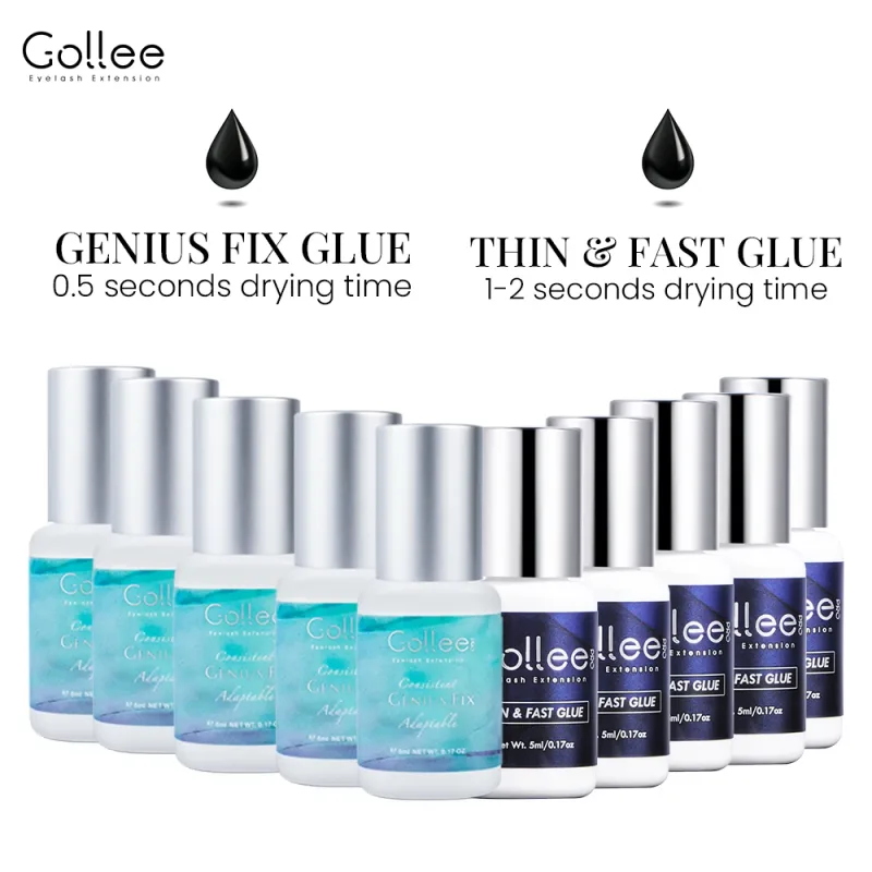 Gollee 0.5-1s Fast Dry Glue for Eyelash Extension Hypoallergenic Lash Extension Glue for Professional Artists Eyelashes Supplies — image 17