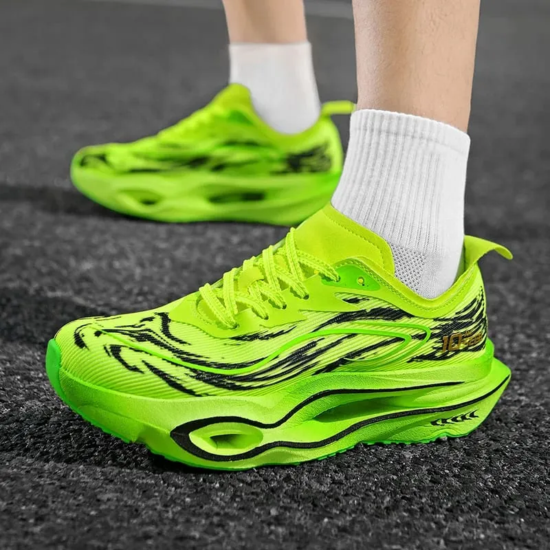 Comfortable Marathon Men Running Shoes Carbon Board Speciality Sports Breathable Lightweight Women's Athletic Sneakers Autumn — image 7