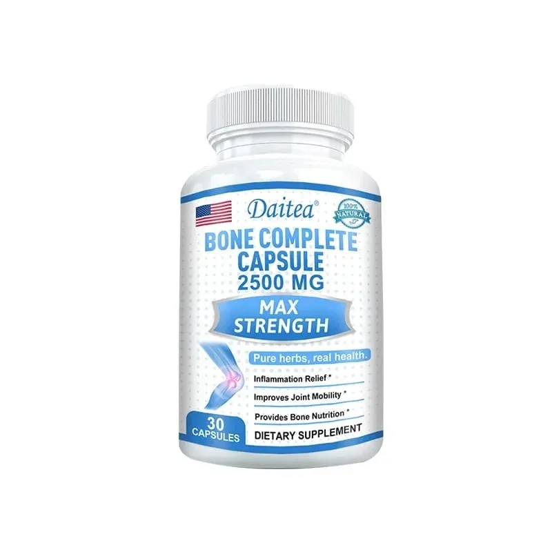 Collagen Bone Capsules Calcium Magnesium & Vitamins Supports Bone Density Calcium Absorption Cartilage & Joint Health