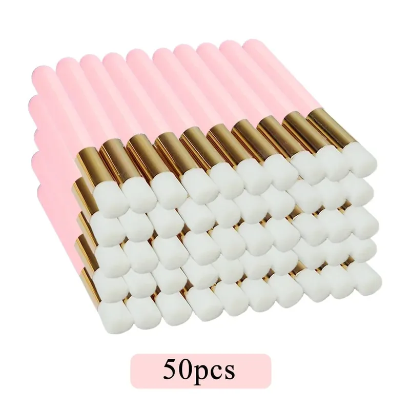 50/100pcs Eyelash Cleaning Brushes for Eyelash Extensions Glitter Lash Shampoo Brushes Nose Pore Cleansing Makeup Tools