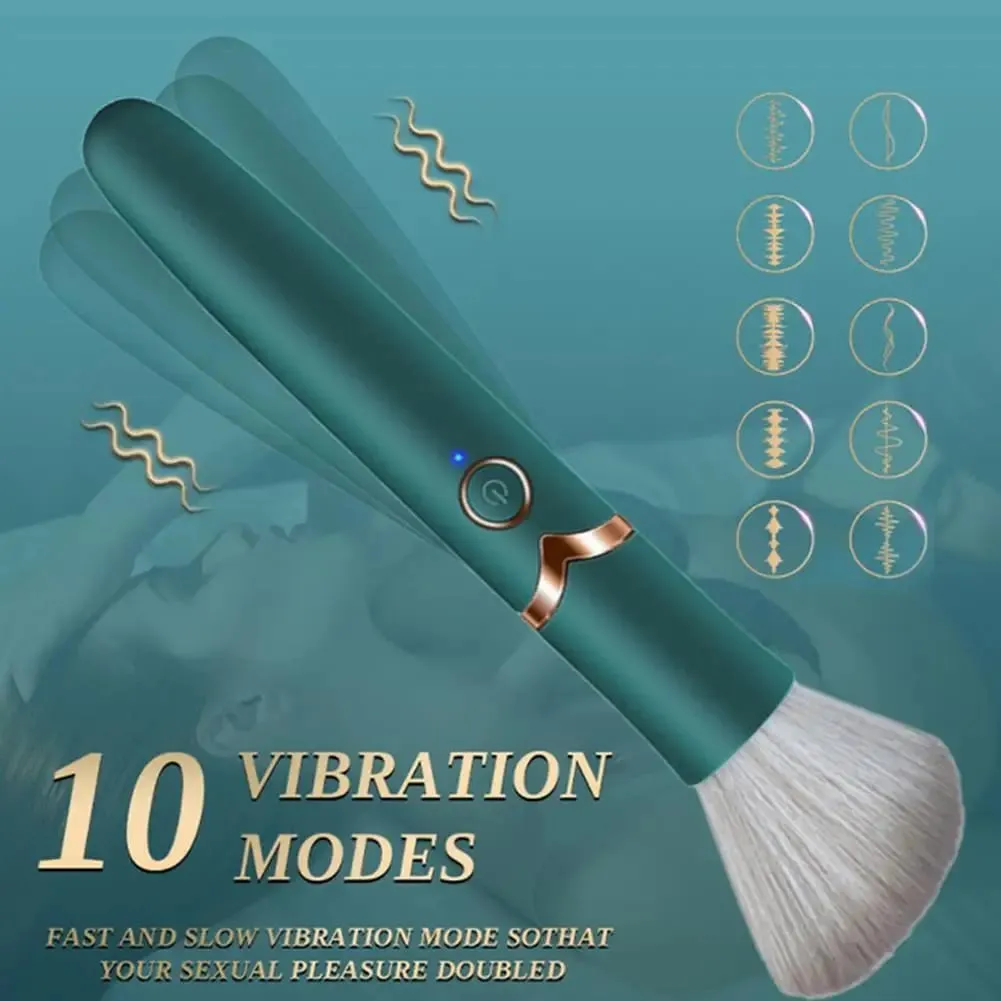 Electric Makeup Brush Foundation Brush Vibration Makeup Brush Portable Rechargeable Cosmetic Brush Detail Makeup Tools — image 4