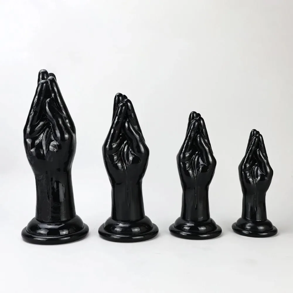 4 Sizes Huge Hands Finger Anal Plug Clear Arm Anus Prostate Massage Big Butt Plug G Spot Masturbation Gay Sex Toys For Women Men — image 1