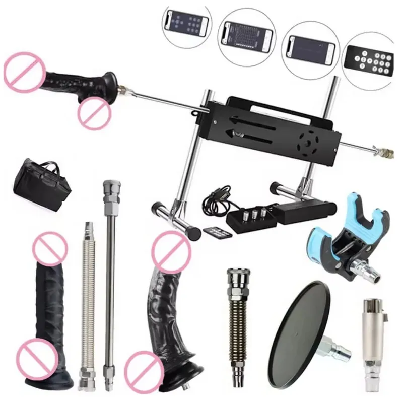 200W Super Powerful Stroke 1-15cm Automatic Masturbation Machine with Dildo Attachments Support Three Controllers Sex Machines — image 19