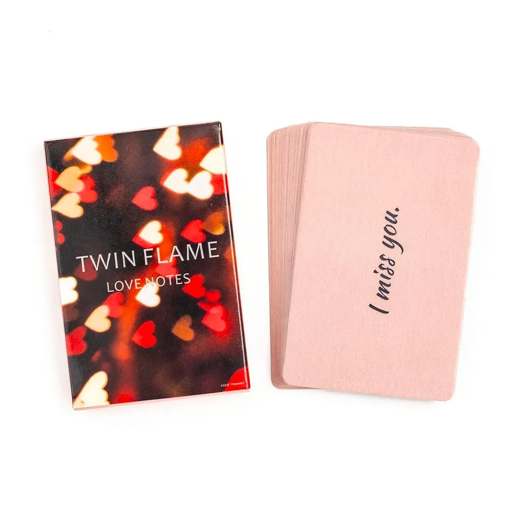 45pcs Twin Flame Love Notes Oracle Cards - 10.3×6cm Fortune Telling Deck Relationship Insights Table Board Game for Parties — image 6
