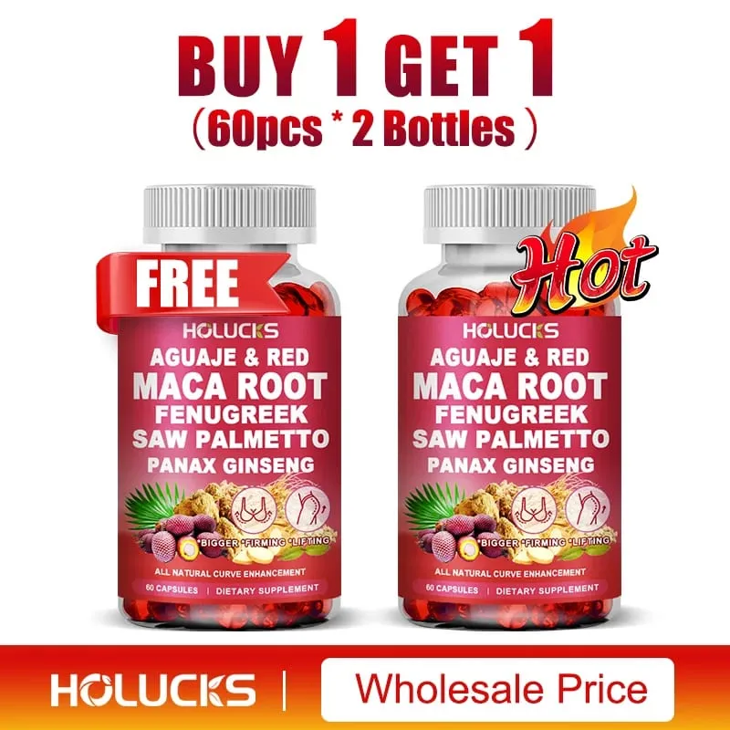 Aguaje + Fenugreek Capsules Support Bigger Butt & Breast for Firming & Lifting with Maca Saw Palmetto Panax Ginseng — image 9