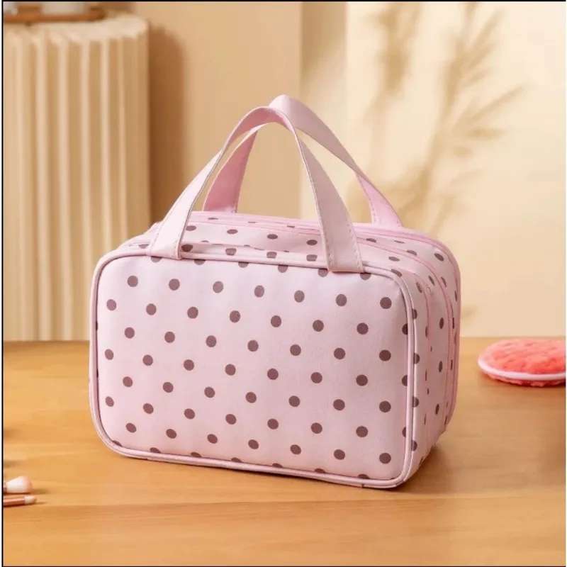 Waterproof Makeup Brush Organizer Bag Multilayer Portable PU Travel Cosmetic Handbag Storage Pouch Makeup Brushes Toiletries Bag — image 8