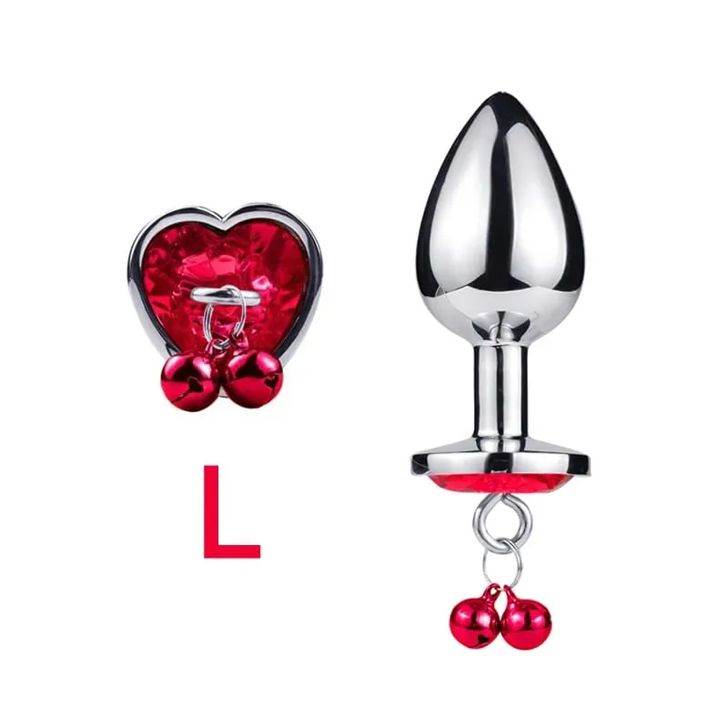 3 Sizes Metal Bell-shaped Anal Plug Traction Chain Anal Massage Prostate Stimulation Massage Tools Adult Sex Toys For Couples — image 16