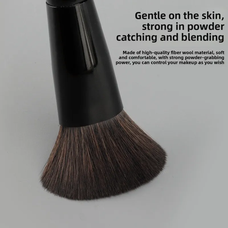 1PC Double Ended Foundation Brush Contour Sculpting Brushes Powder Blush Brush Makeup Brushes Women Cosmetic Tools Facial Brush — image 3