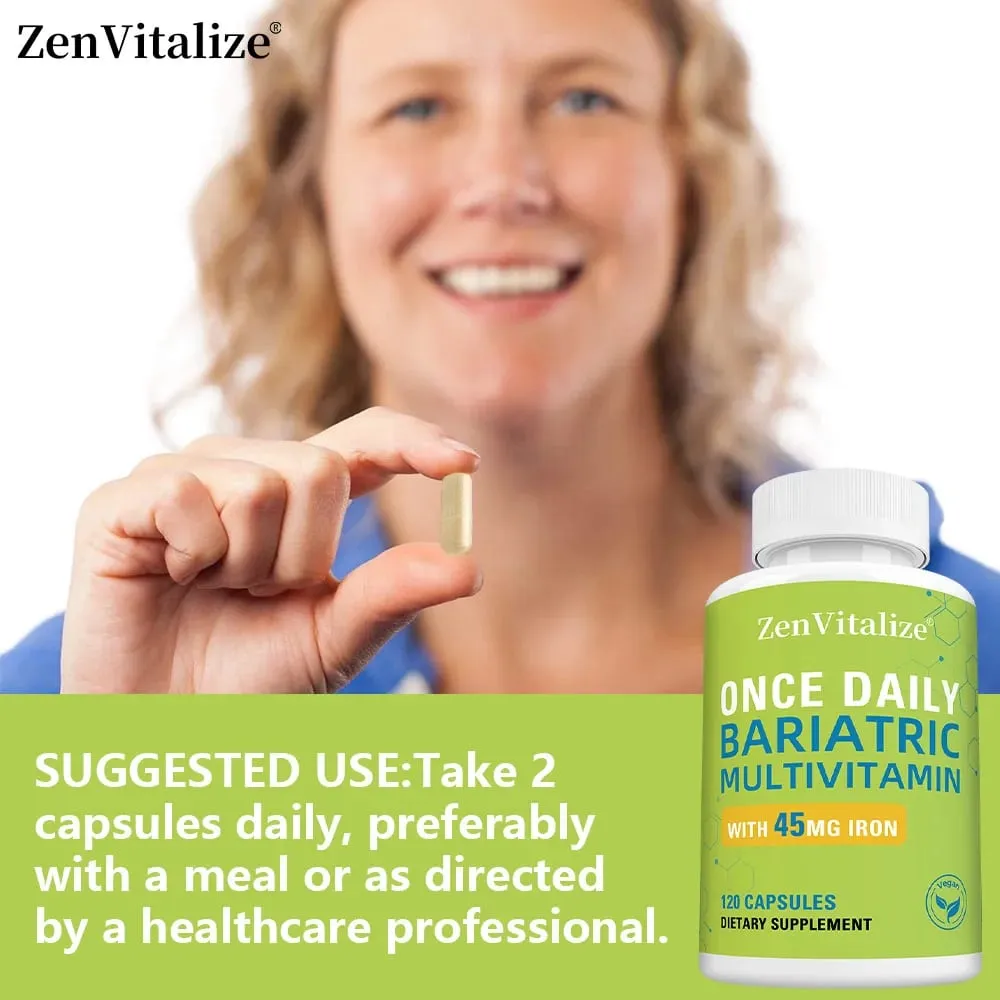 Once Daily Multivitamin Capsule with 45 Mg of Iron Easily Absorbed Dietary Supplements — image 6