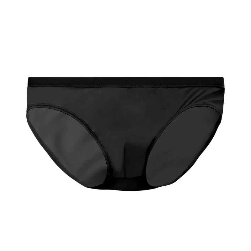 Ice silk underwear men's shorts summer breathable ultra-thin low waist trend personality SAO small triangle underwear bottom — image 25