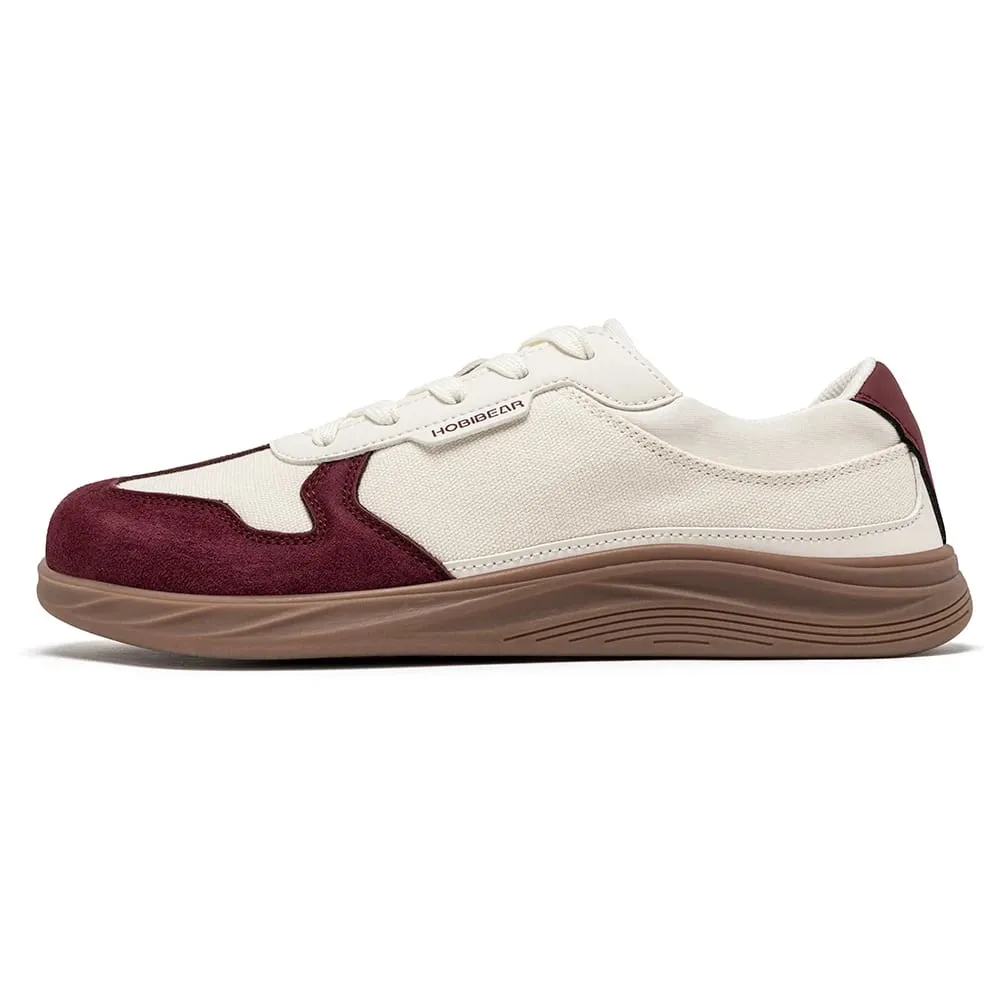 Erkek Kadın Geniş Toe Box Ayakkabı | Minimalist Suni Deri Kanvas Spor Ayakkabı Hafif Günlük Bağcıklı Yürüyüş Ayakkabısı — image 14
