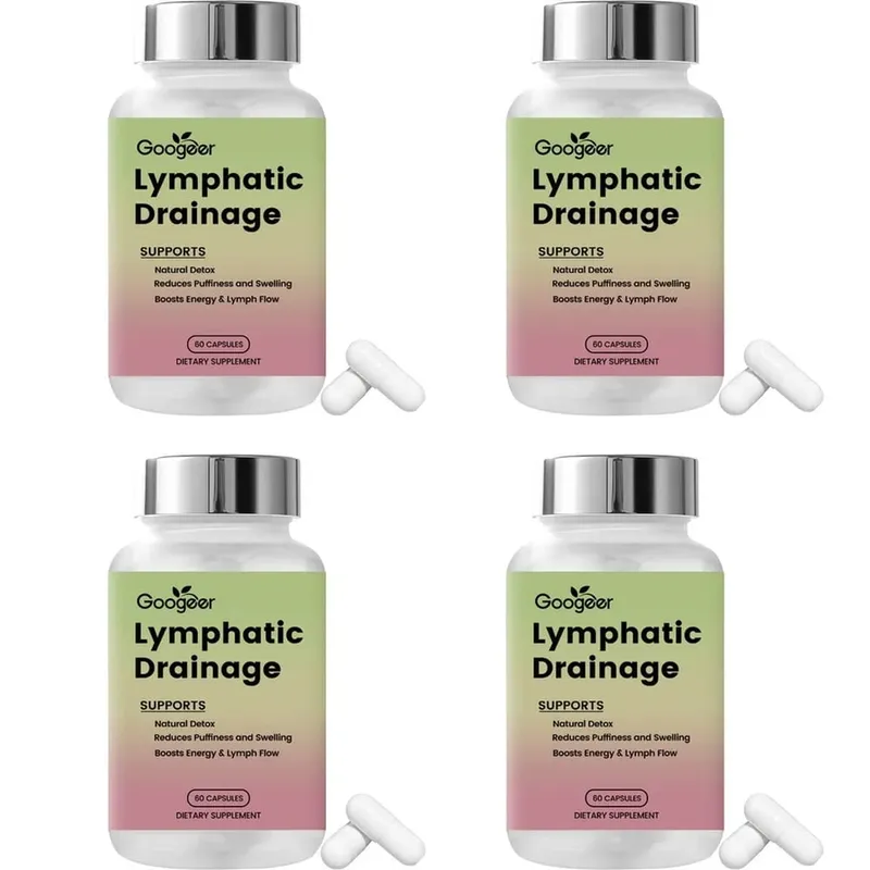 Googeer Lymphatic Support Capsules with Diosmin Hesperidin Horse Chestnut Bromelain Butcher's Broom Daily Wellness 60 Capsules — image 10