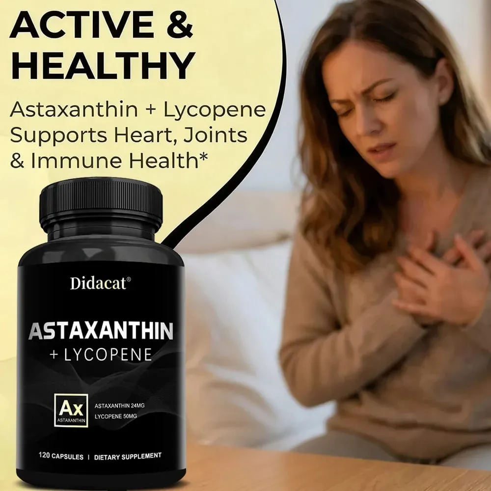 Astaxanthin Supplement for Men and Women | From Haematococcus Pluvialis Microalgae for Eye & Skin Health Support — image 3