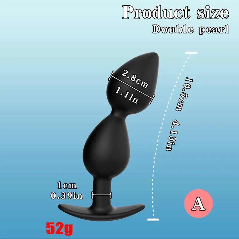 Hot Selling Wearable Anal Plugs With Steel Balls Analplug Buttplug Butplug Fake Dildo For Women Men Anal Beads Adult 18 +Sextoys — image 9