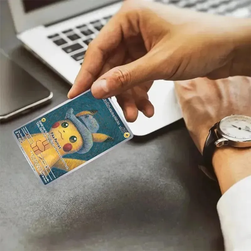 Credit Card Skin Stickers for VISA JCB MasterCard Bank Debit Card and Other IC Magnetic Card Anime Decorate Anti-degaussing — image 5