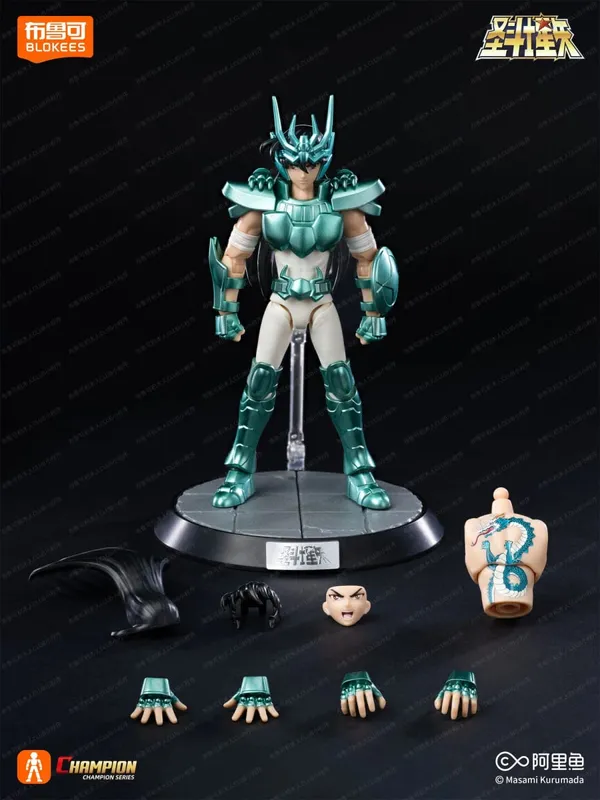 In Stock BLOKEES Saint Seiya CLASSIC CLASS Gold Saint Virgo Shaka Pisces Aphrodite Andromeda Cygnus EX Gold Assembled Model Toys — image 15