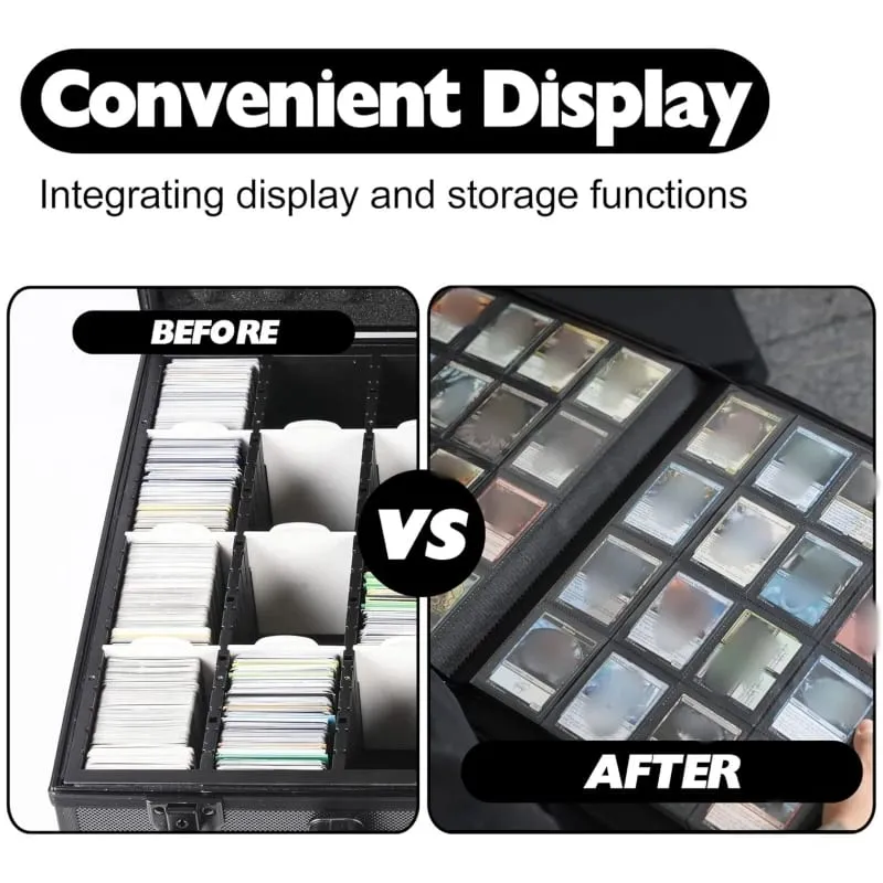 20 Pocket - Premium Trading Card Binder Holds 1280 Cards Ultimate Protection for TCG & Sports Cards. Collector's Dream 6 Colors