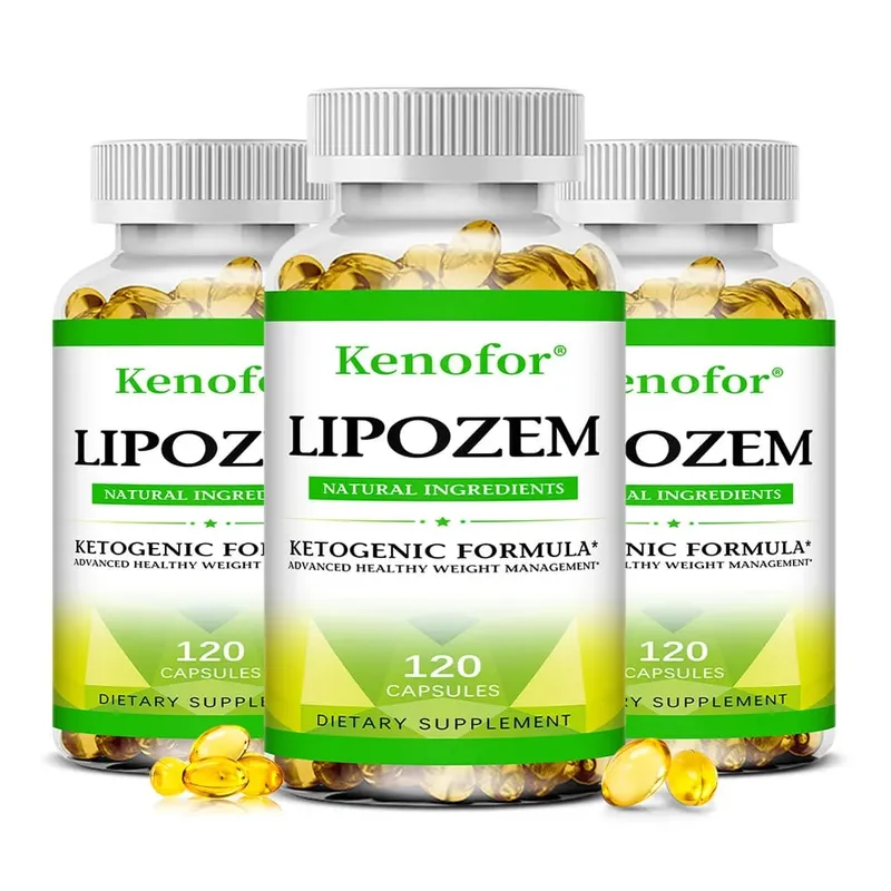 Natural Lipozem Capsules - Digestive Health Appetite Suppression Metabolism Weight Management — image 8