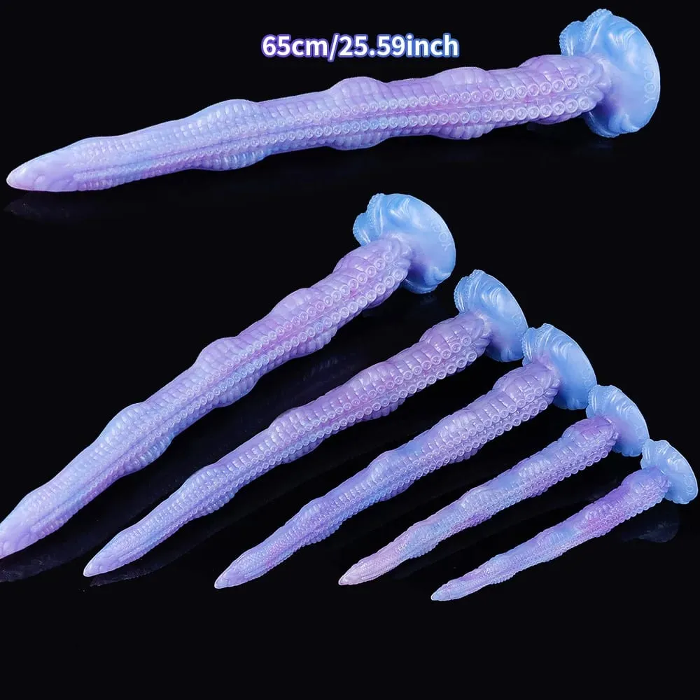 XL Size Super Long Octopus Dildo Fantasy Dildo With Suction Cup Silicone Tentacle Anal Sex Toy For Women Men Anal & G-Spot Massage — image 3
