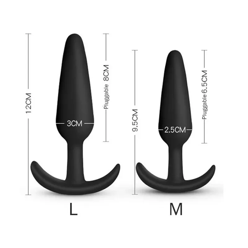 T 모양 아날 플러그 3 크기 부드러운 실리콘 엉덩이 플러그 자극기 항문 섹스 토이 전립선 마사지 딜도 여성 남성 성인 섹스 토이 — image 11