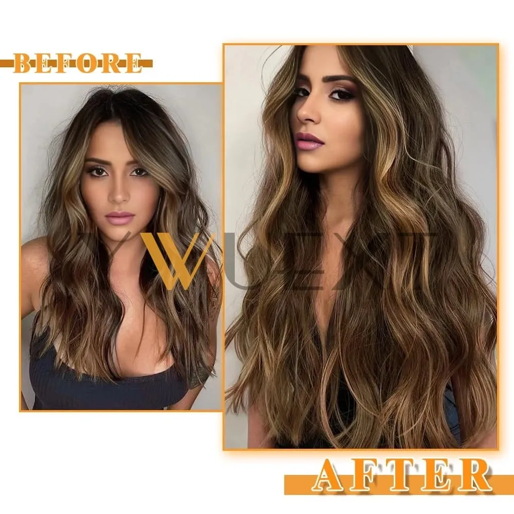 Real Human Hair Tape in Extensions 16'' 20'' Natural Straight High Light Seamless Tape Hair 20pcs On Double Sided Tape 30g/pack — image 7